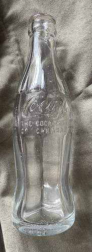 1941 Canadian manufactured Coca Cola bottle