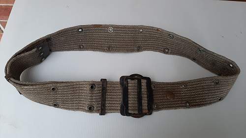 A strange style of US pistol belt - can anyone help me?