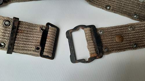 A strange style of US pistol belt - can anyone help me?