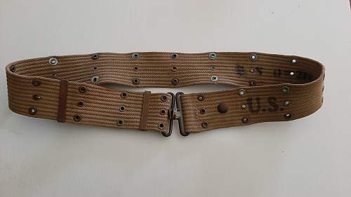 WW2 US Webbing - post your examples