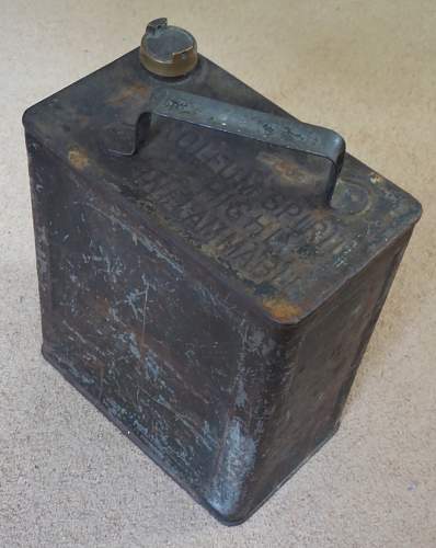 'Boring' WW2 British 2-gal petrol can