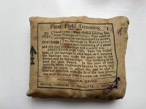 Indian-Made First Field Dressing