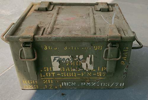 ammo box and ?