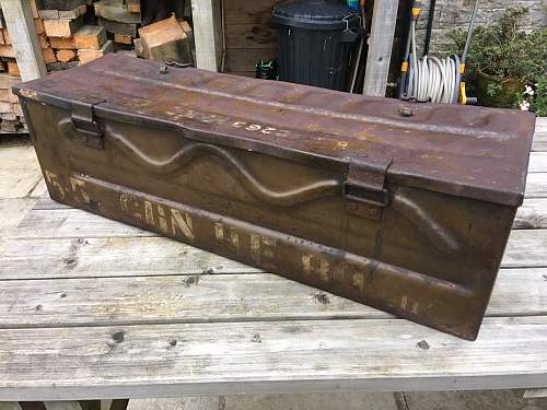 WW2 British 6pdr ammo box and 5.5” gun?