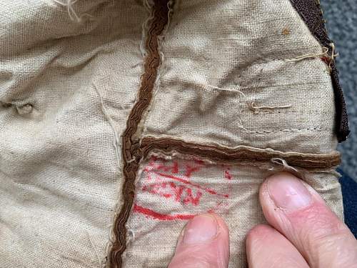 Officers bag/holdall markings identification