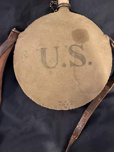 ww1 usa water canteen