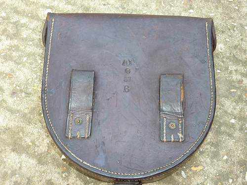 Mystery leather pouch.