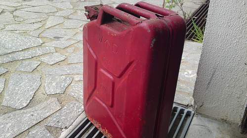 1943 British jerrycan