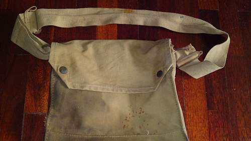 WW2 British gas mask bag???