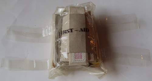 Parachutist First Aid Kit that you can see inside.