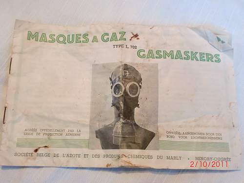 Belgian civic gas mask