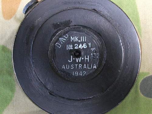 Australian WW2 compass and periscope