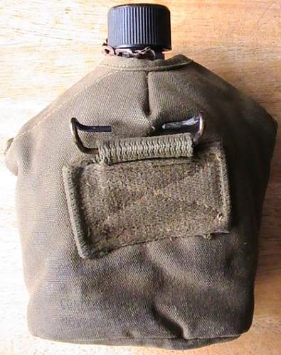 1954 dated US canteen &amp; pistol belt