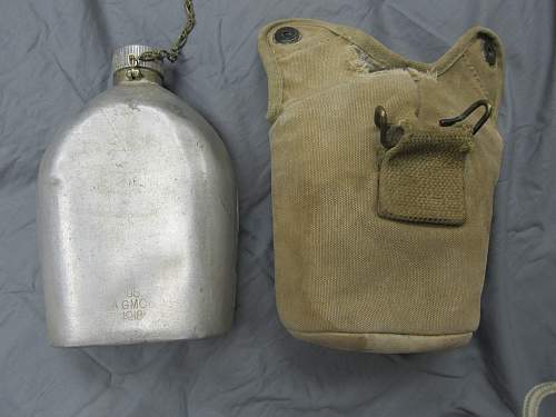 WWI U.S. Canteen w/engraved serial number