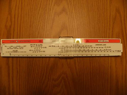 Lockhead hudson AT-18 slide rule.