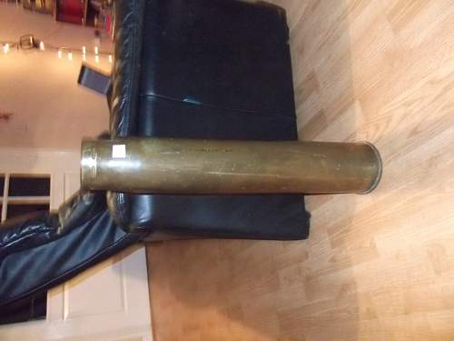 help to   I.d on large shell casing