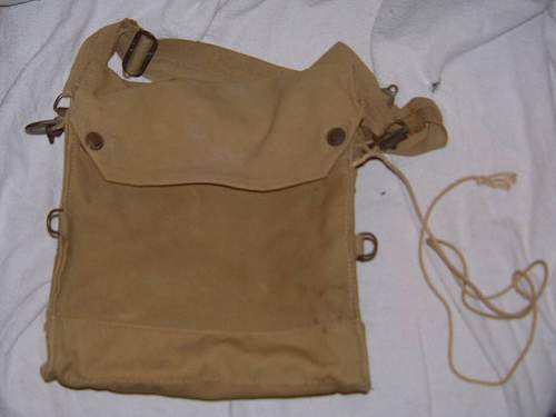 British mk 6 and 7 gas  mask bags.