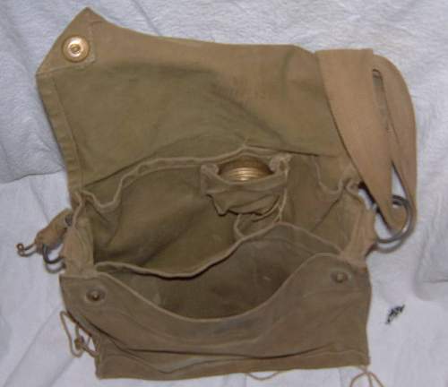 British mk 6 and 7 gas  mask bags.