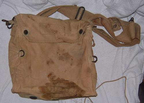 British mk 6 and 7 gas  mask bags.