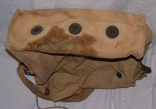 British mk 6 and 7 gas  mask bags.