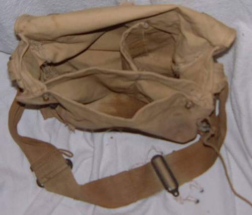 British mk 6 and 7 gas  mask bags.