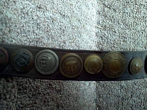 WW2 US Trench Art belt Value