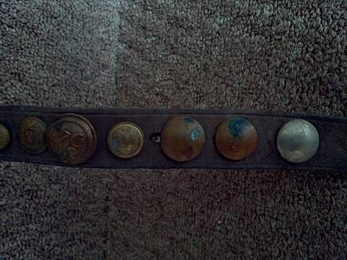 WW2 US Trench Art belt Value