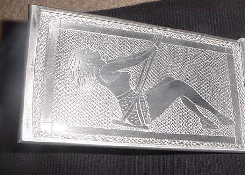 8Th air force cigarette case trench art