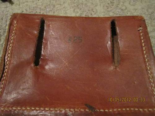 Is this leather pouch for bullets?