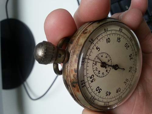 British Stopwatch (Dried Blood?)