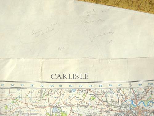 Large British Mapcase + Maps