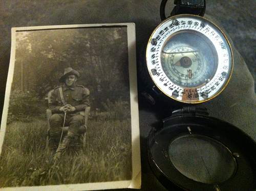 Australian WW2 compass and periscope