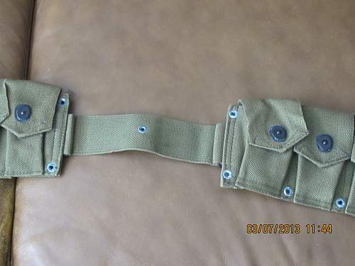 Korean War cartridge belt?