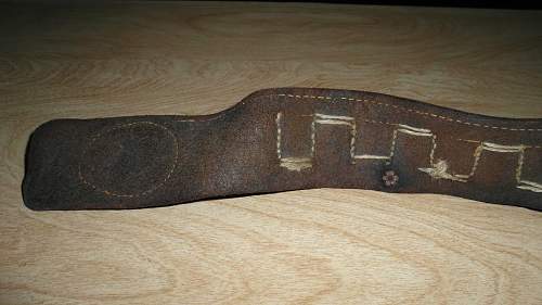 IS this leather belt military? I got it from flea market with a bunch of military uniforms and equipment.