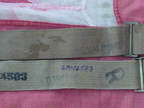 Variations of the P-37 Shoulder straps (L-straps)