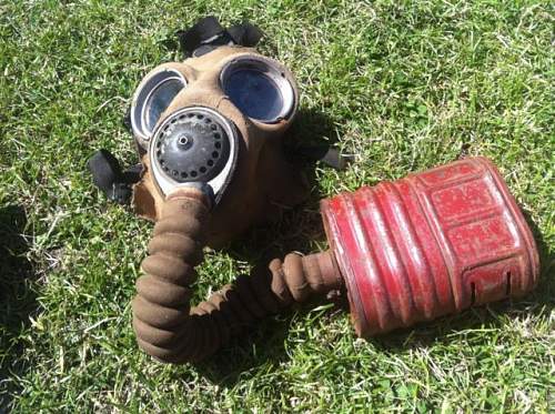 Mk IV gas mask find Finally