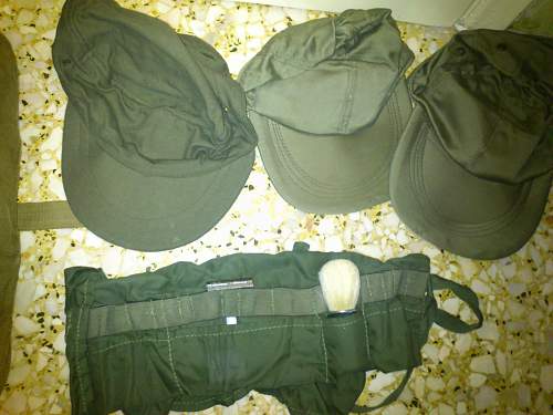 Greek Army bag with some goodies