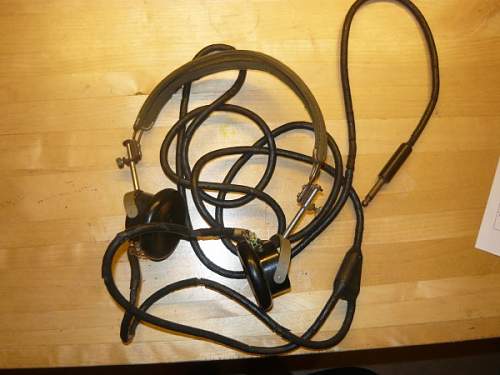 Unknown WWII US Headphones