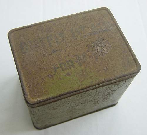 Australian made vehicle first aid tin and contents