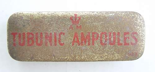 A couple of Air Ministry marked Morphine tins