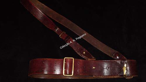 Sam Browne leather belt