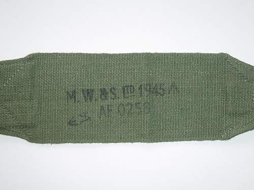 British 1944 pattern webbing equipment