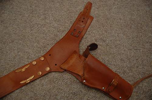 Unusual Gunbelt and holster RCAF