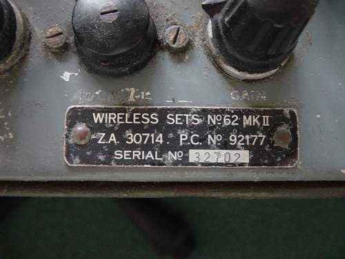 British No.62 wireless set