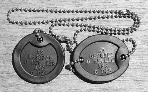 Help with current Australian army dog tags please