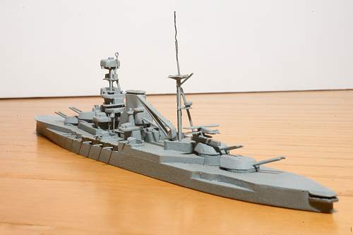 Wartime model ship