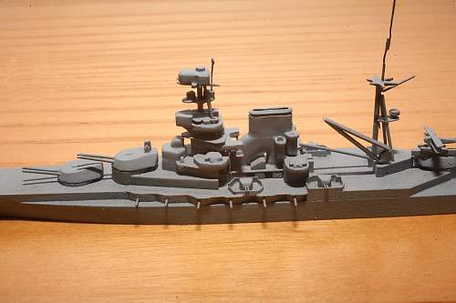 Wartime model ship