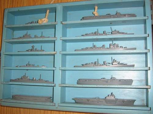 Wartime model ship