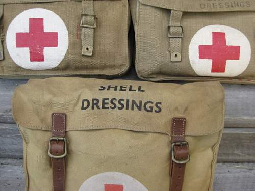 Different British medic bags