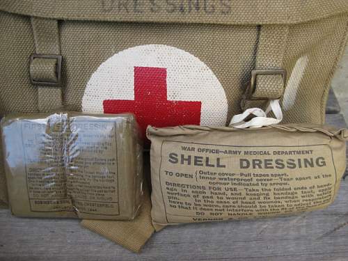 Different British medic bags